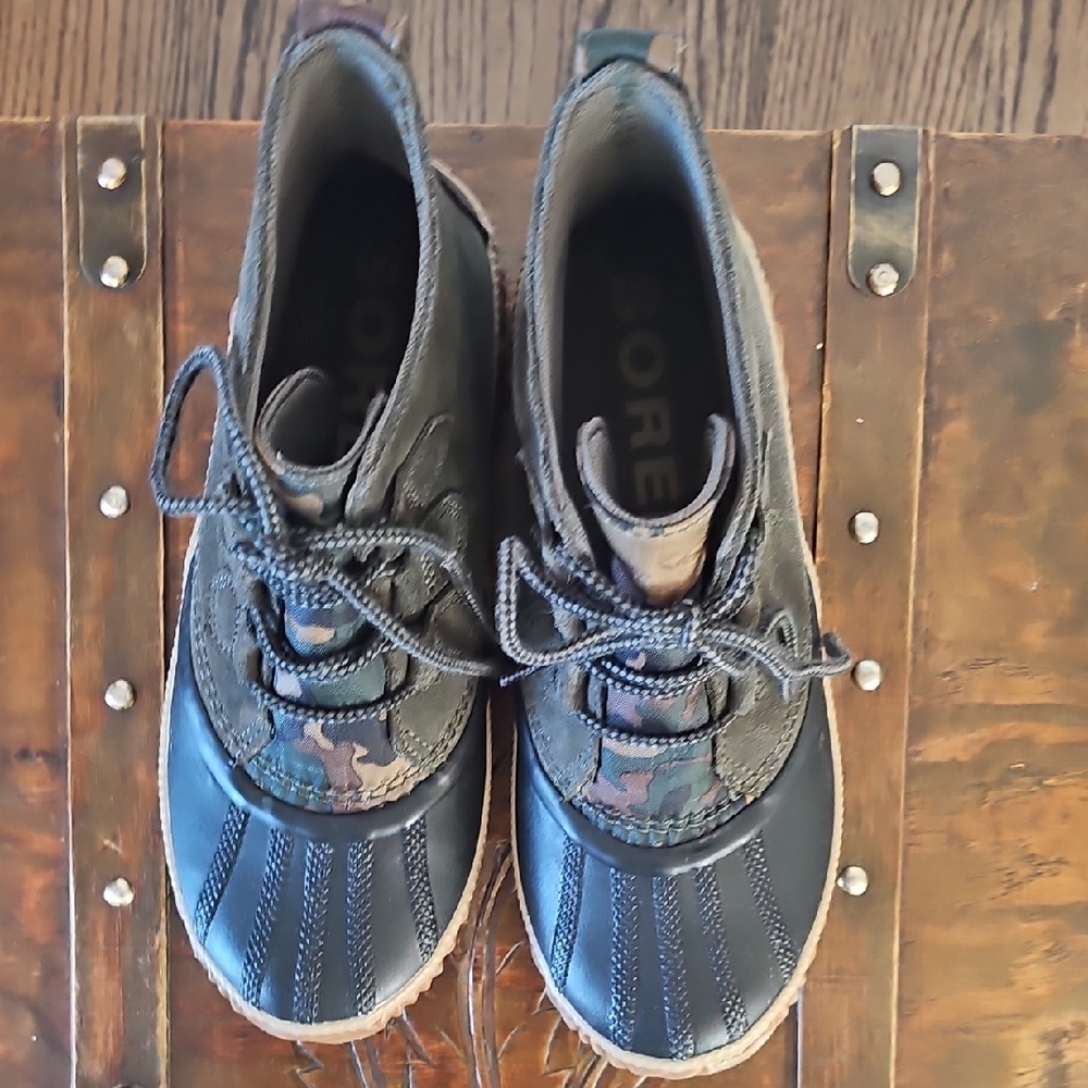 Sorel Out N About Plus Camo Boot - Women's Alpine Tundra Size 7 - Picture 5 of 10